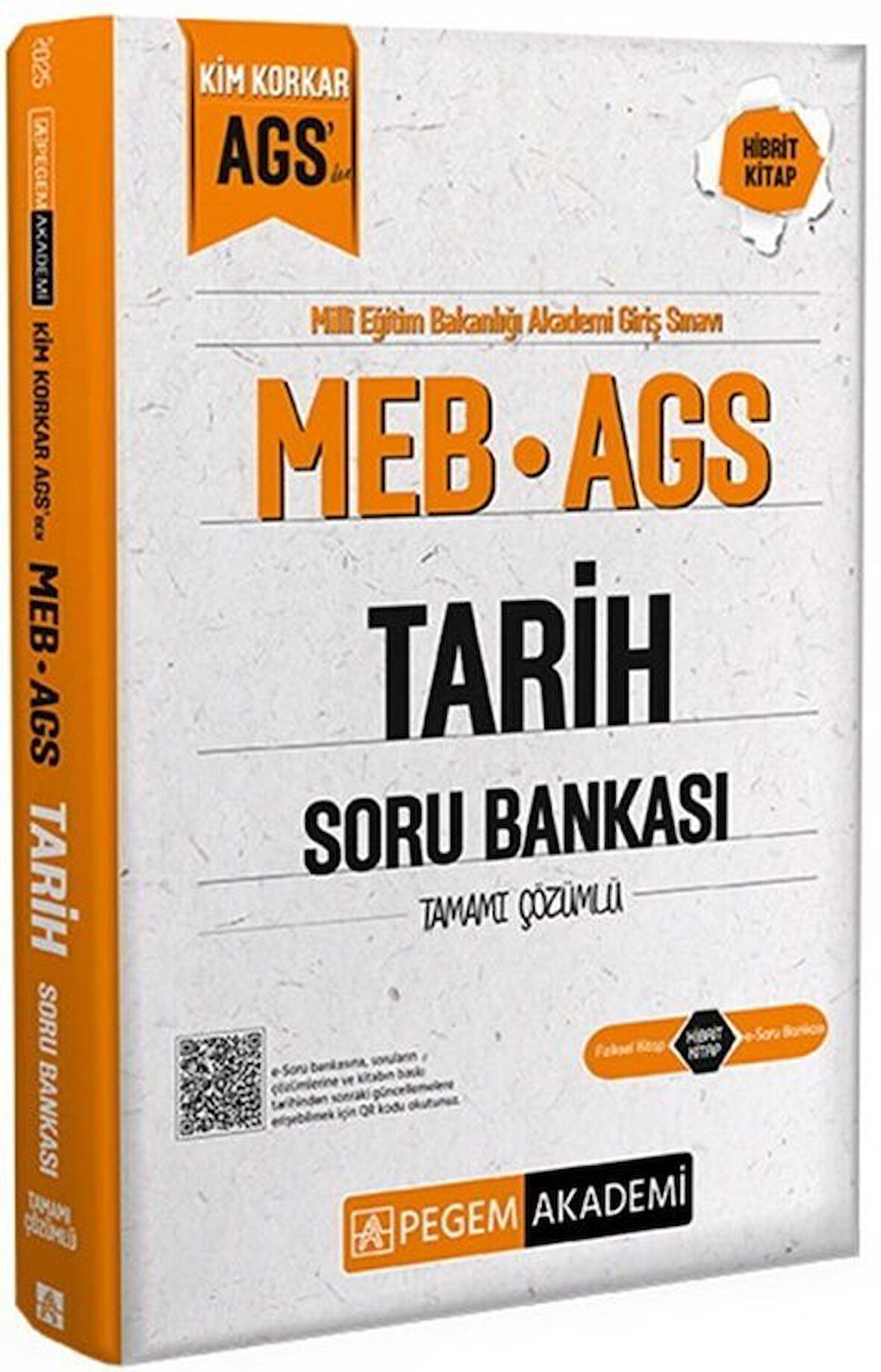 MEB AGS Kim Korkar Tarih Soru Bankası Tamamı Çözümlü Pegem Akademi
