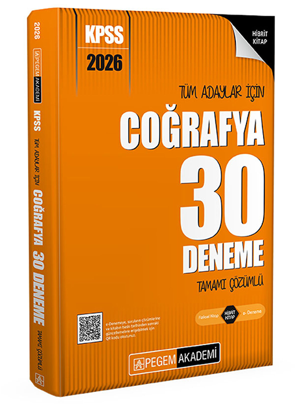 Pegem 2026 KPSS Tüm Adaylar İçin Coğrafya 30 Deneme Çözümlü Pegem Akademi Yayınları