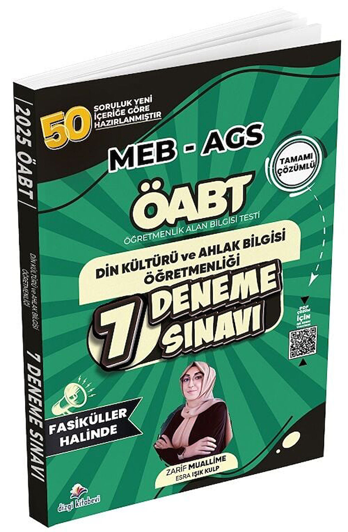 Dizgi Kitap ÖABT MEB-AGS DKAB Öğretmenliği 7 Deneme Fasikül Çözümlü Dizgi Kitap