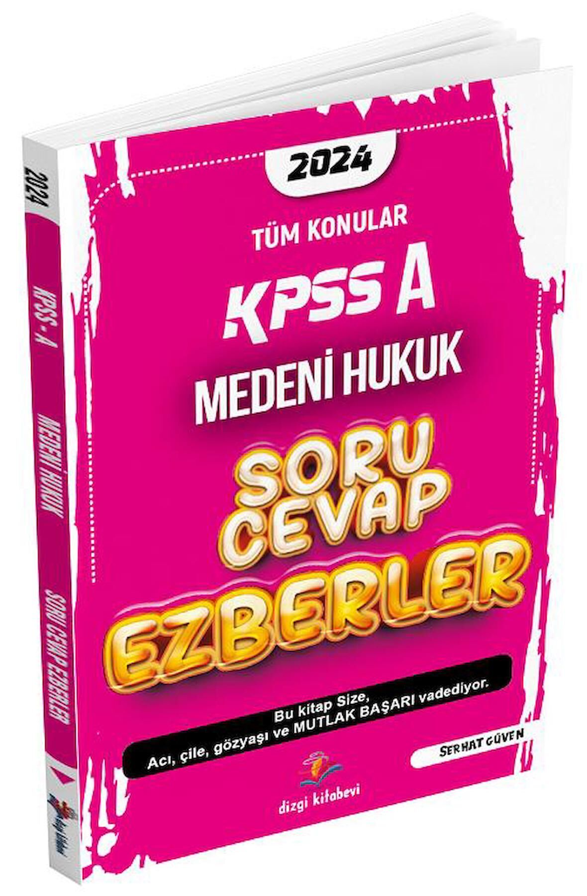 2024 KPSS A Grubu Medeni Hukuk Soru Cevap Ezberler Dizgi Kitap Dizgi Kitap