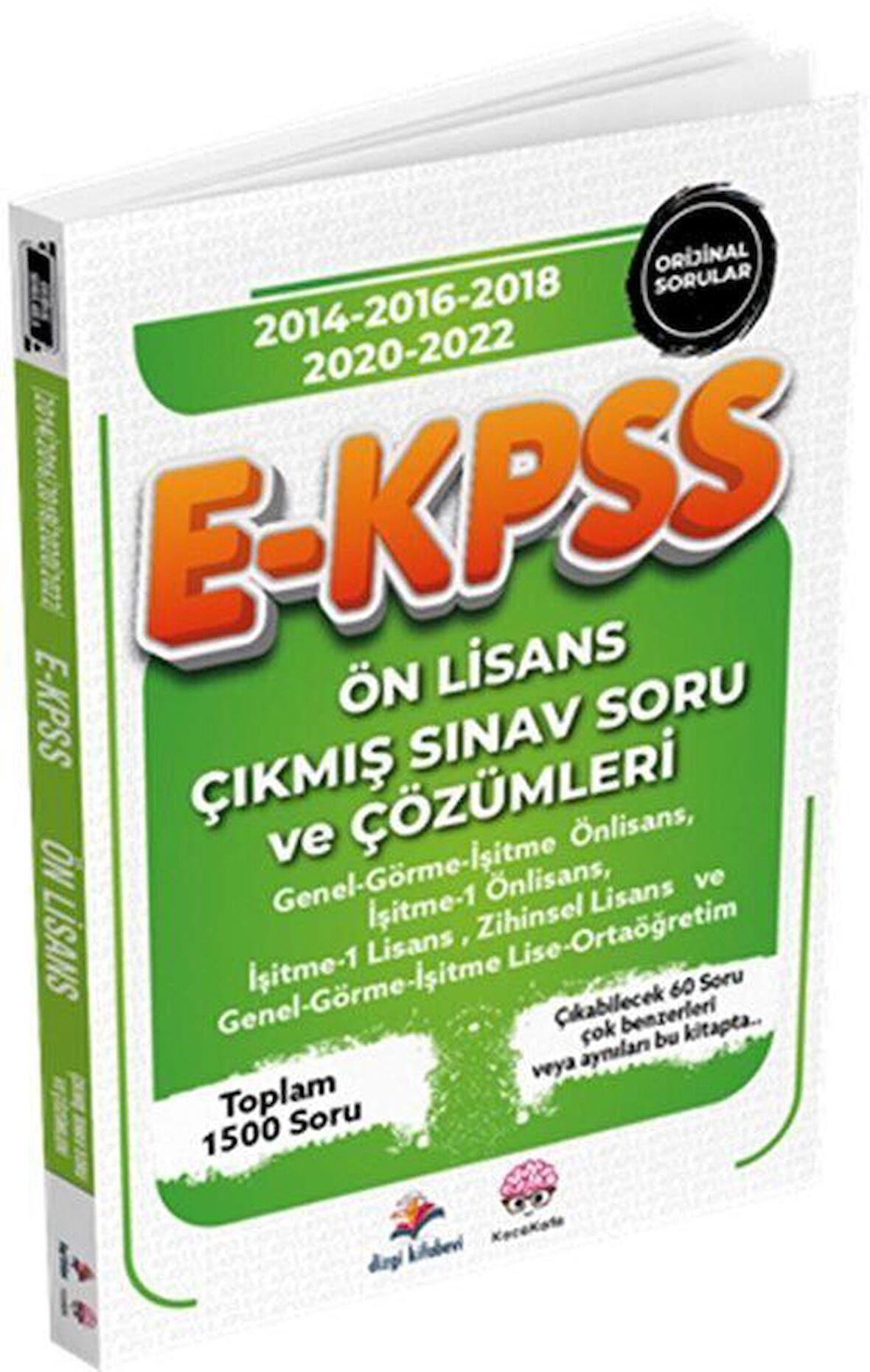 E KPSS Ön Lisans Çıkmış Sınav Soru ve Çözümleri Dizgi Kitap