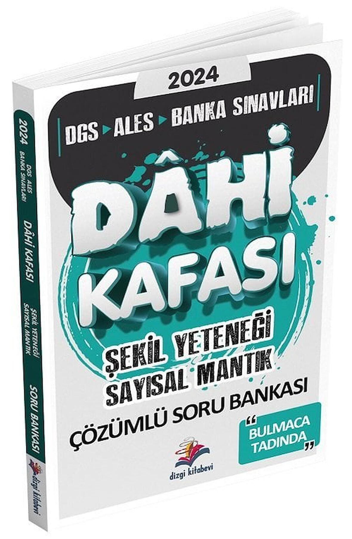 Dizgi Kitap 2024 DGS ALES Banka Sınavları Dahi Kafası Şekil Yeteneği Sayısal Mantık Soru Bankası