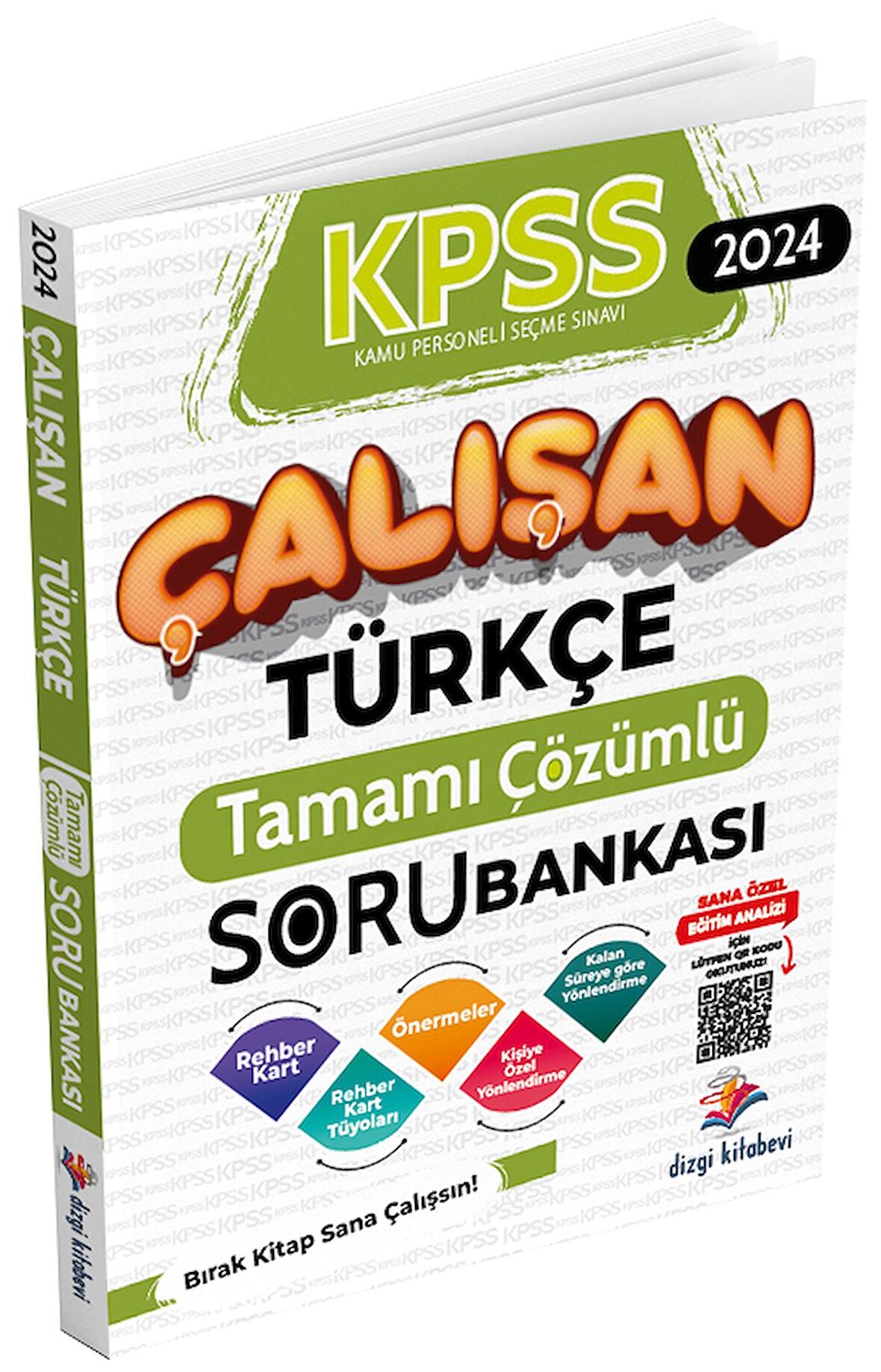 Dizgi Kitap 2024 KPSS Türkçe Çalışan Soru Bankası Çözümlü Dizgi Kitap