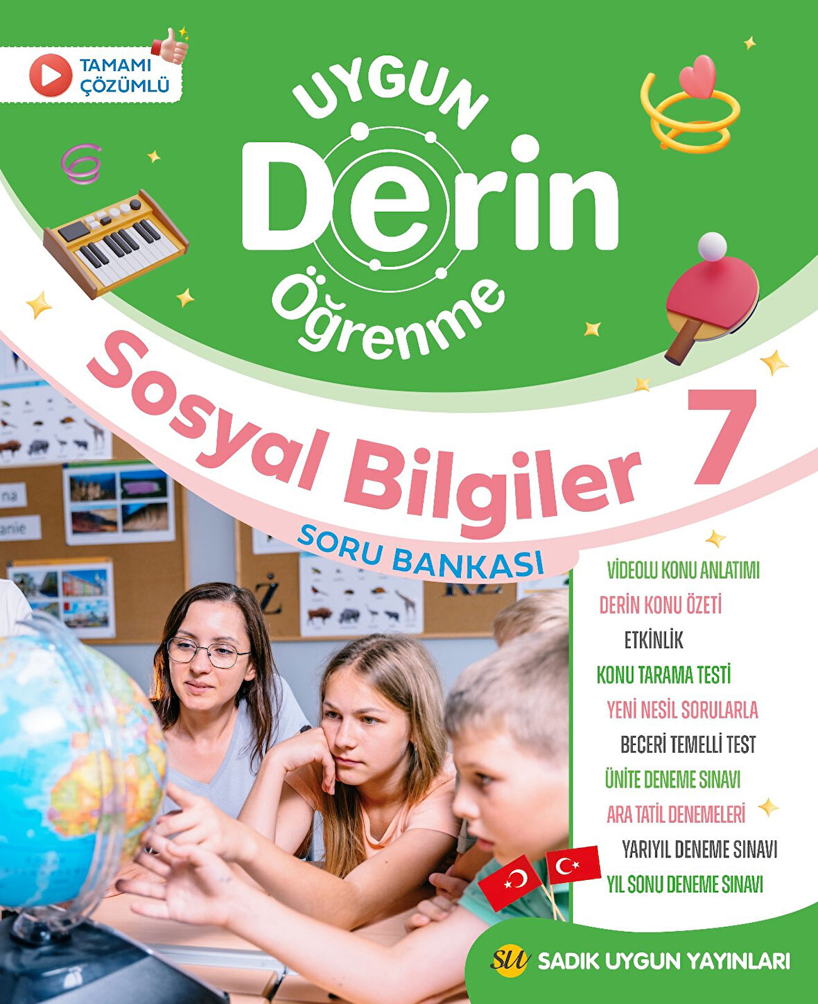 Sadık Uygun 7.Sınıf Sosyal Bilgiler Derin Öğrenme Soru Bankası - yeni Güncel