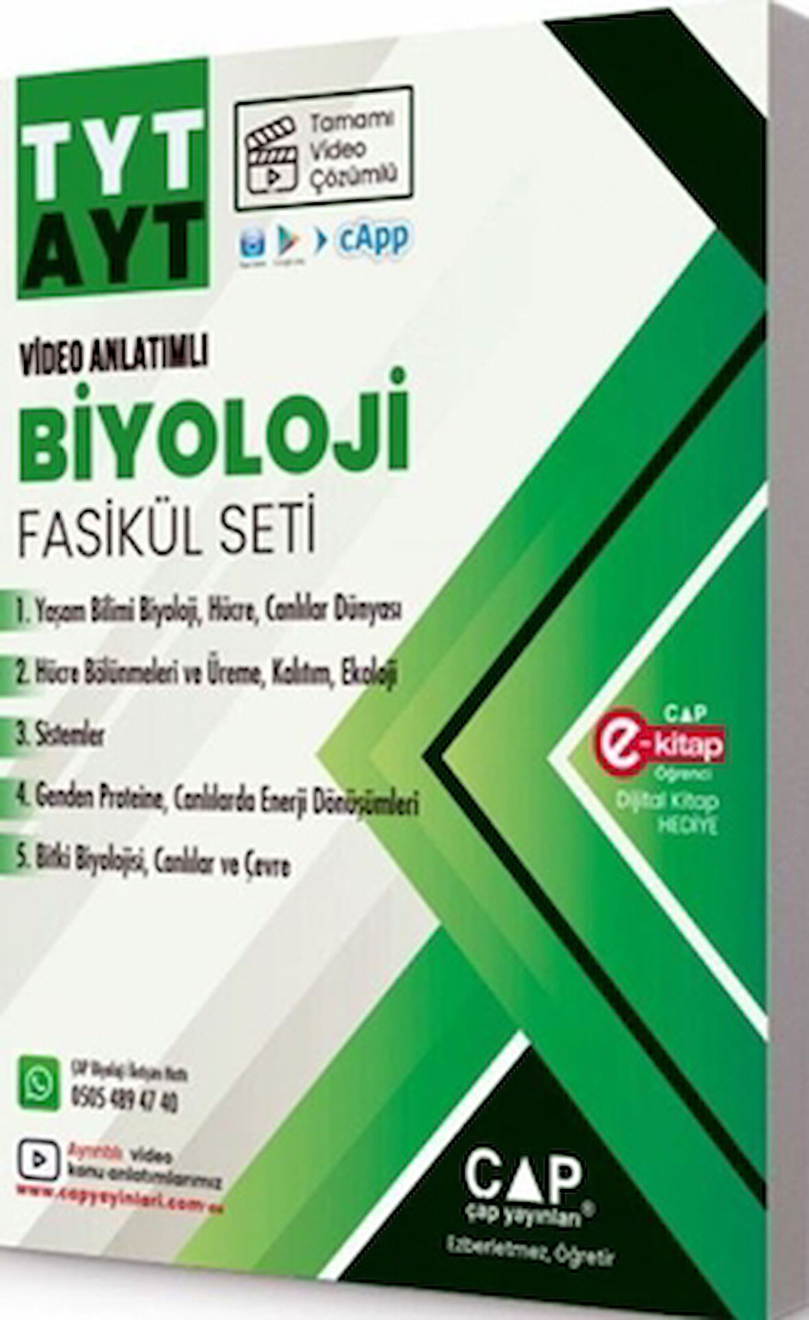 TYT AYT Hazırlık Biyoloji Fasikülü Seti