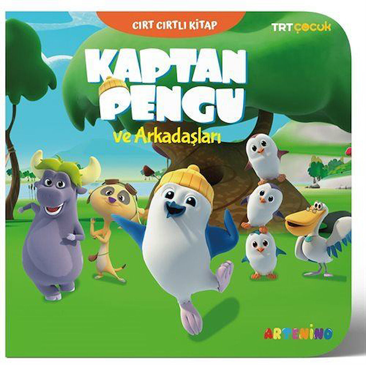 Kaptan Pengu ve Arkadaşları - Trt Çocuk Cırt Cırtlı Kitap