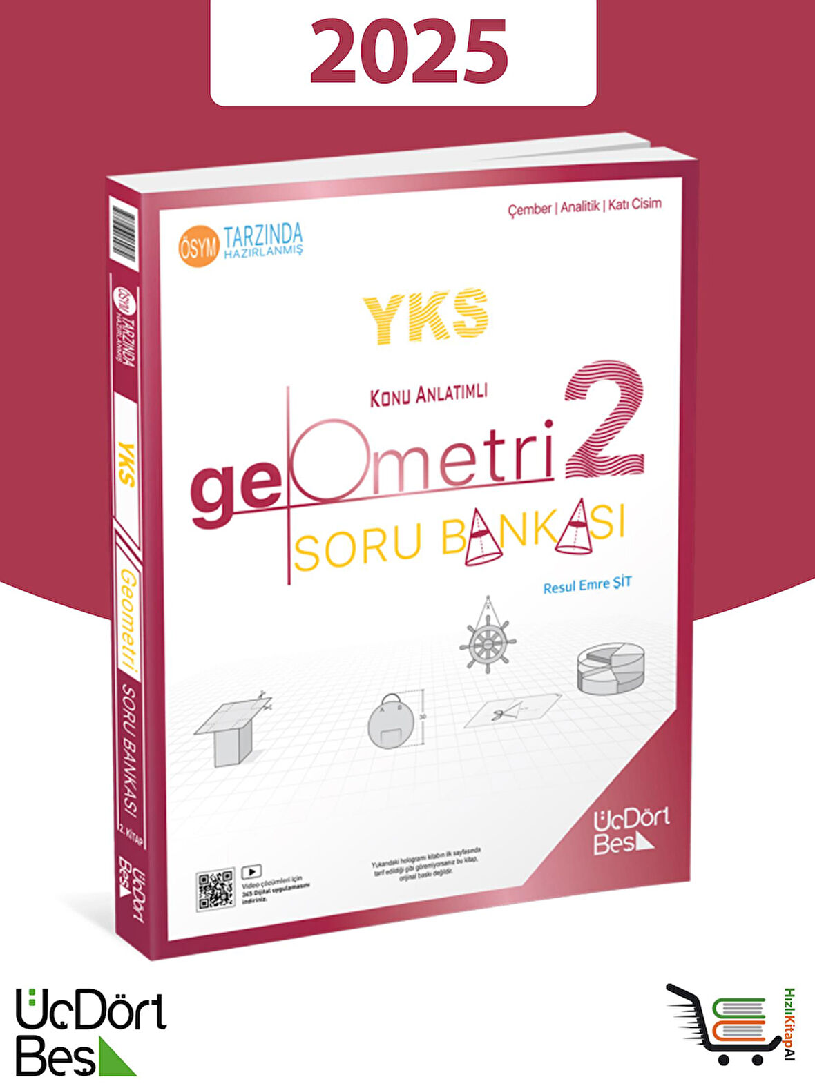 345 TYT-AYT Geometri 2. Kitap Soru Bankası 