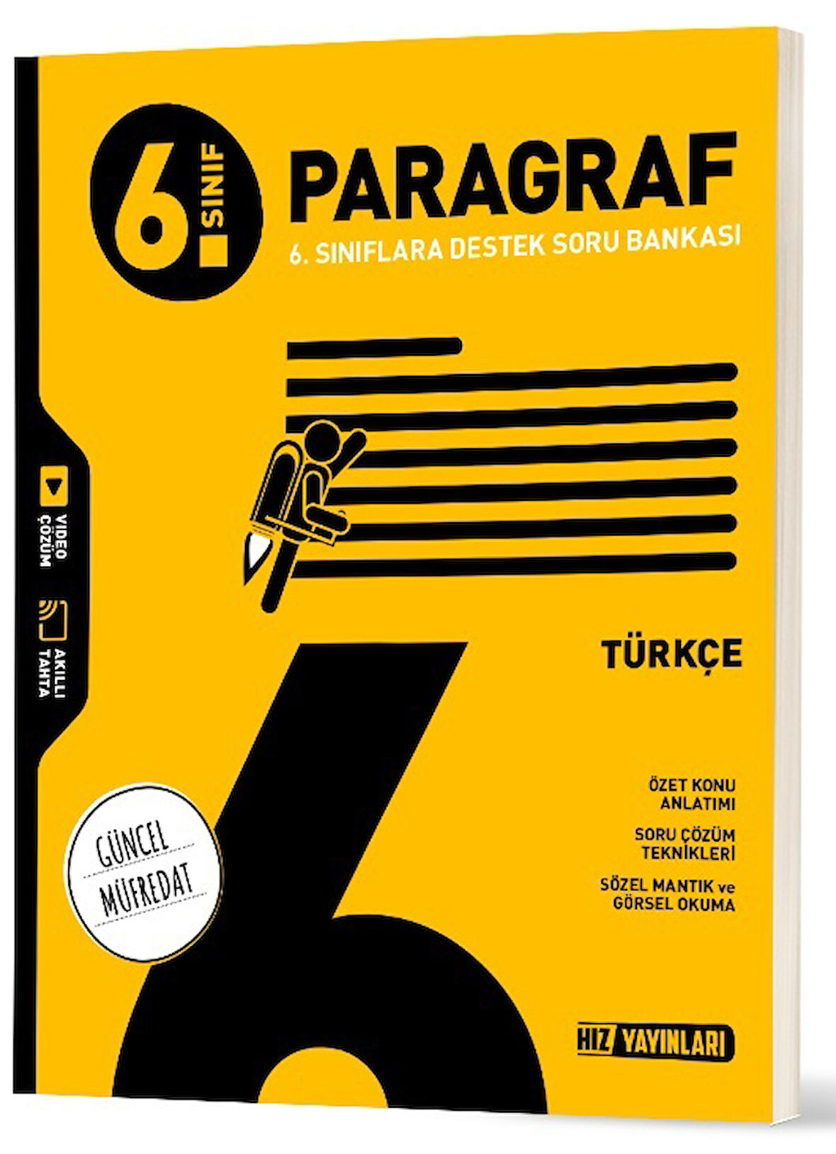 Hız Yayınları 2026 6. Sınıf Türkçe Paragraf Soru Bankası Yeni Müfredat