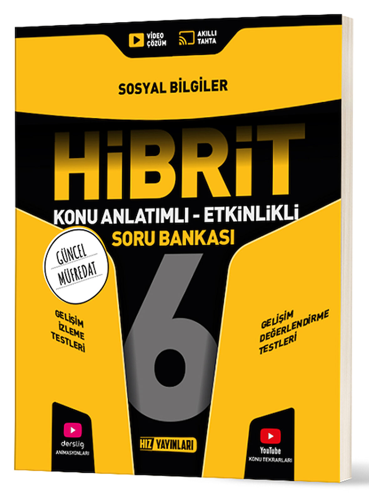 Hız Yayınları 6. Sınıf Sosyal Bilgiler Hibrit Konu Anlatımlı Etkinlikli Soru Bankası Hız Yayınları