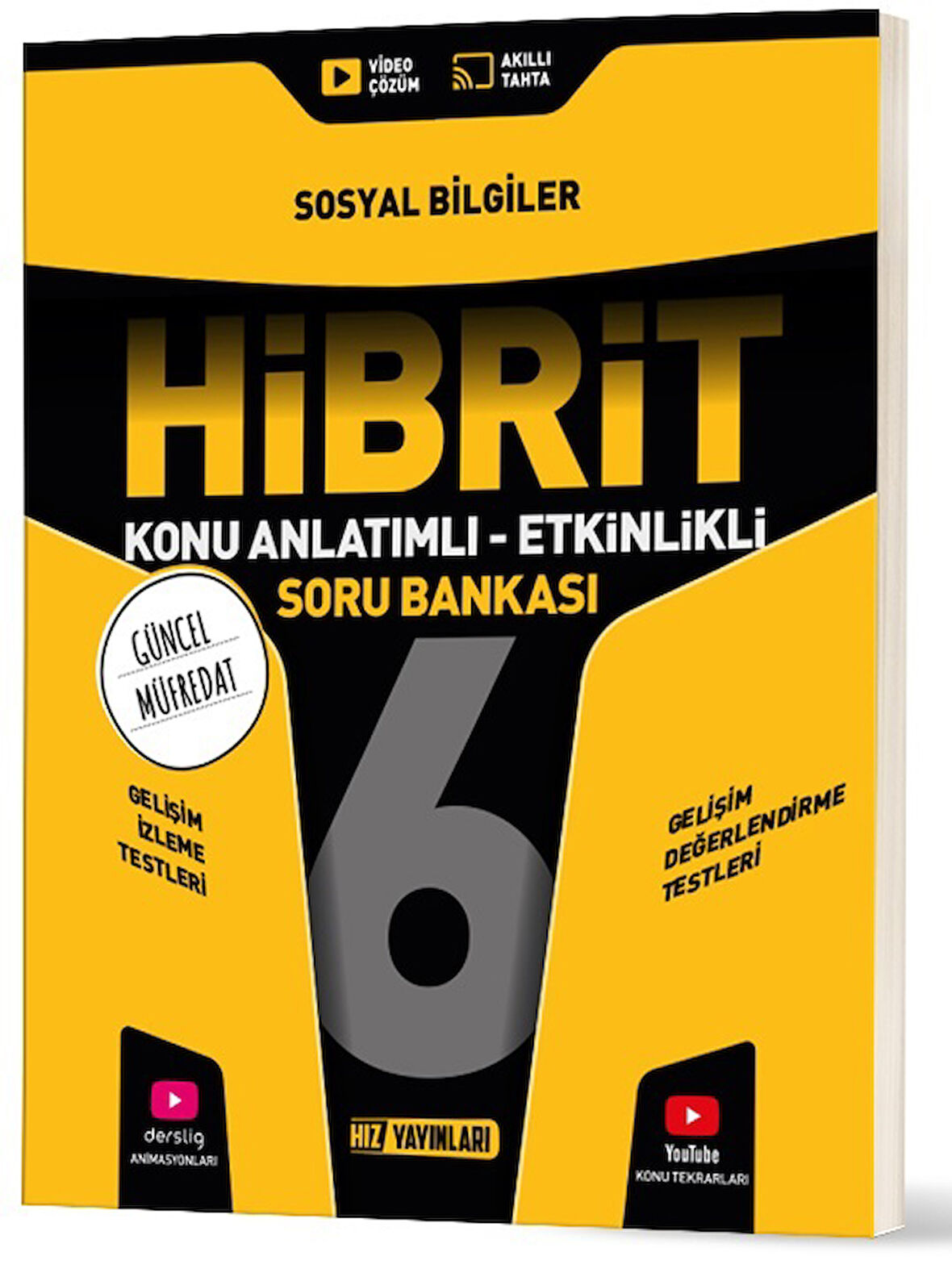 Hız Yayınları 2026 6. Sınıf Sosyal Bilgiler Hibrit - Konu Anlatımlı Soru Bankası Yeni Müfredat