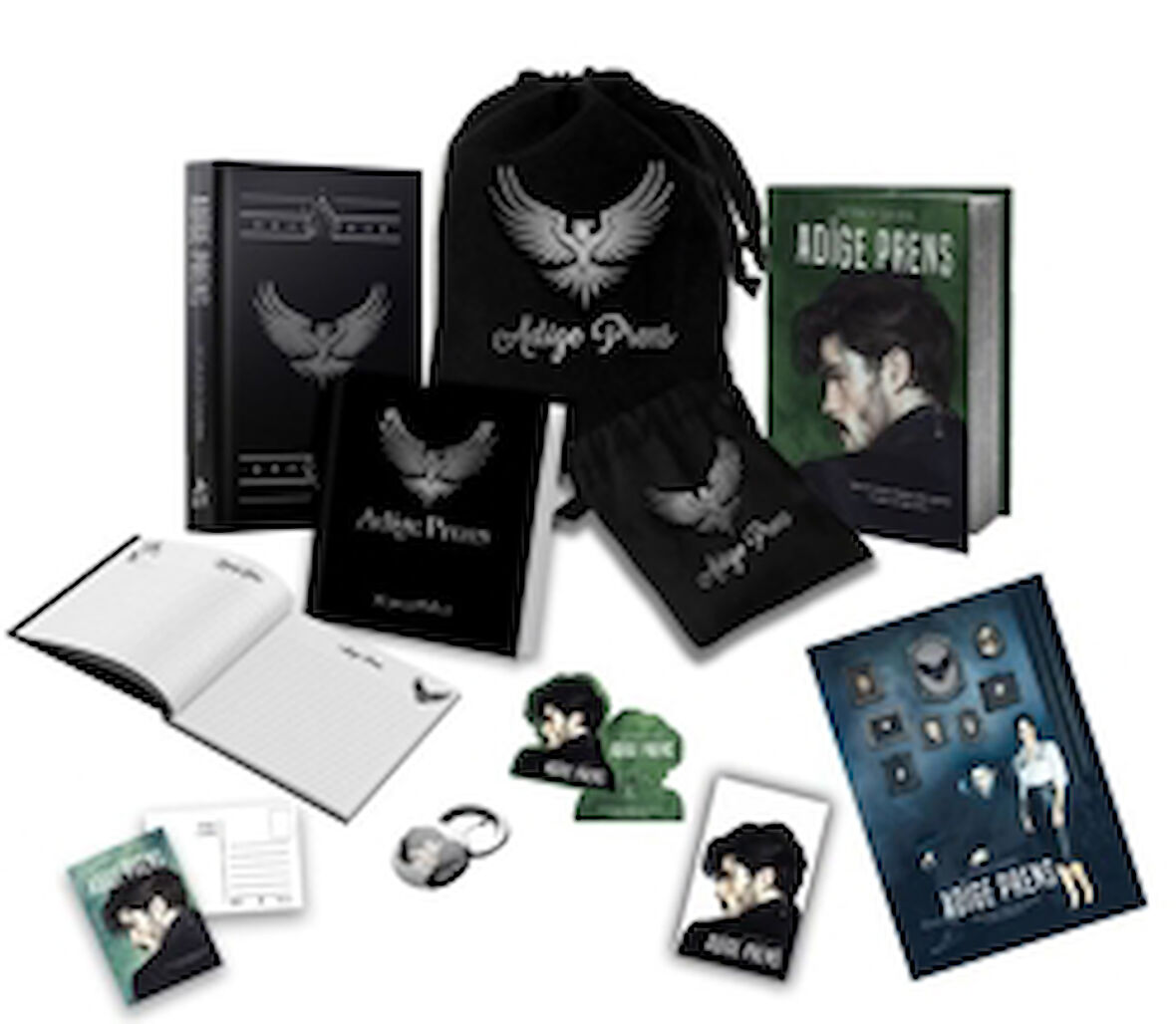 Adige Prens Kadife Kese Set