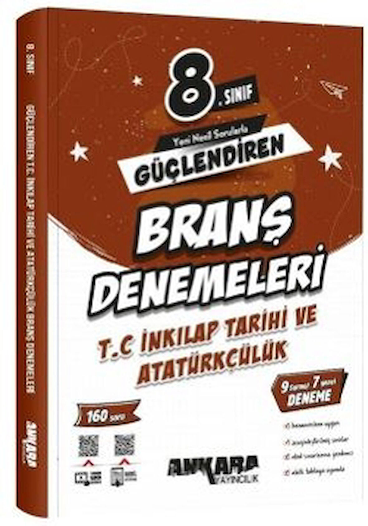 8. Sınıf T.C. İnkılap Tarihi ve Atatürkçülük Güçlendiren Branş Denemeleri