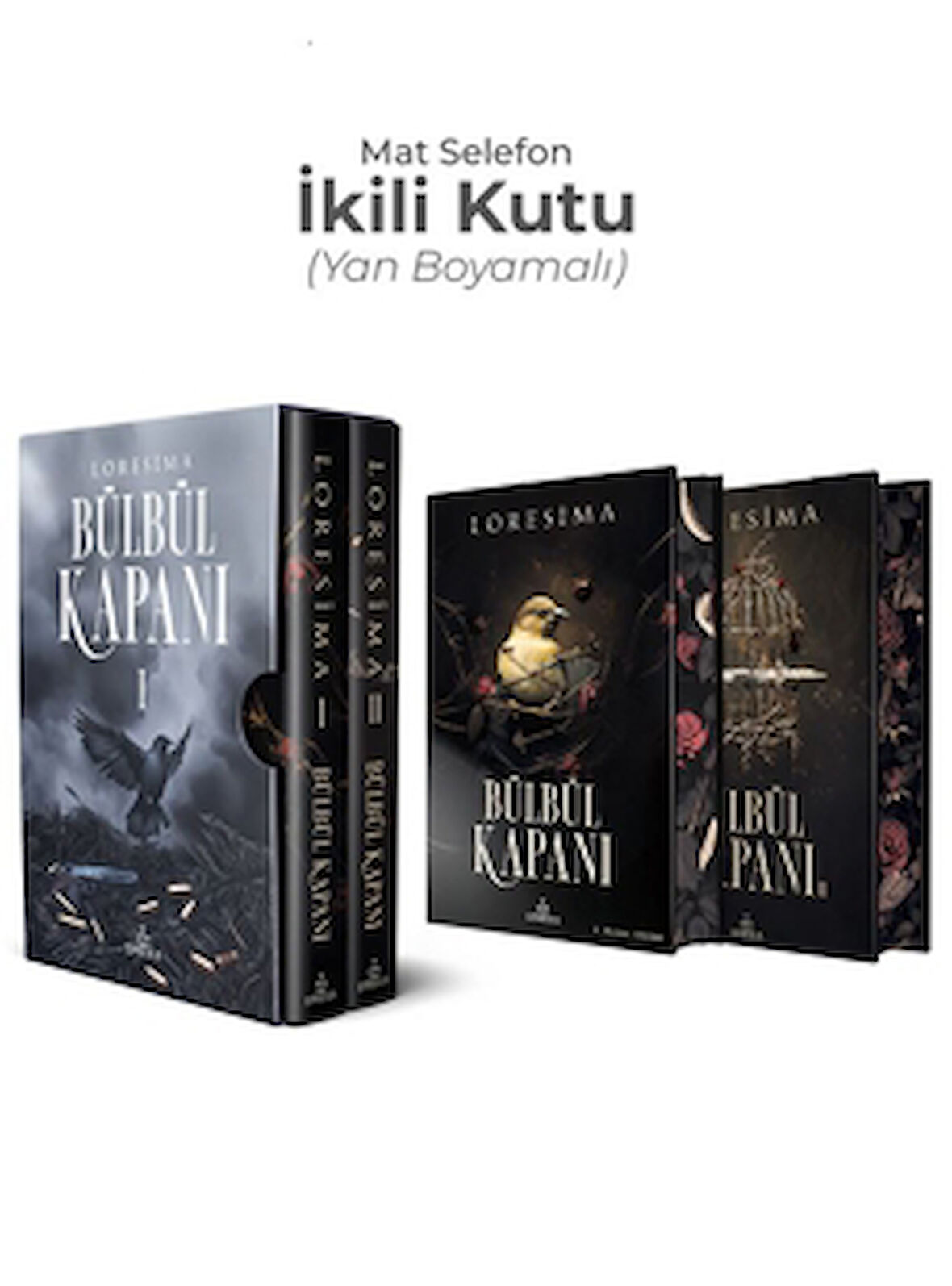 Bülbül Kapanı İkili Kutu - Yan Boyamalı