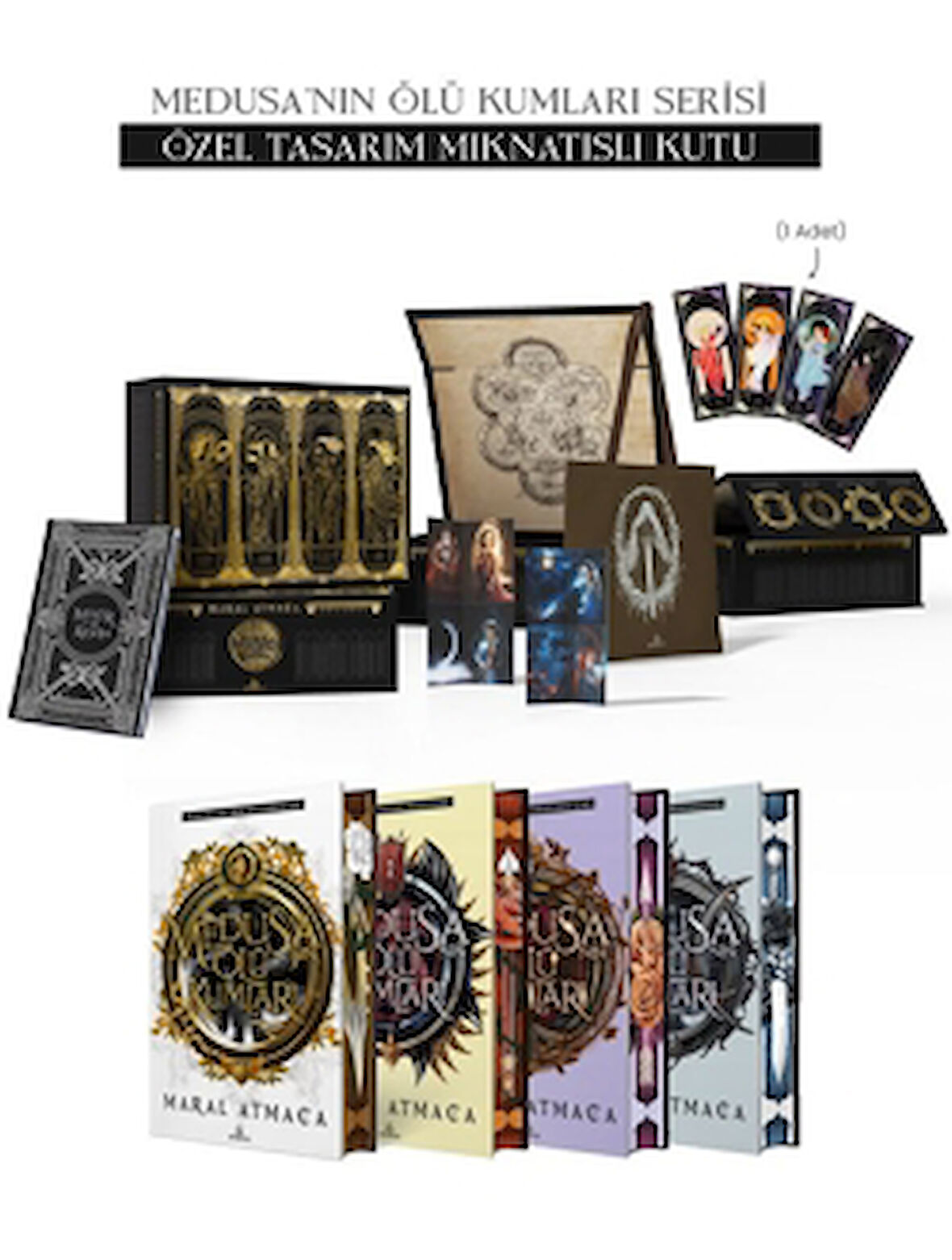 Medusa’nın Ölü Kumları Serisi - Hediyeli Yan Boyamalı Mıknatıslı Kutu