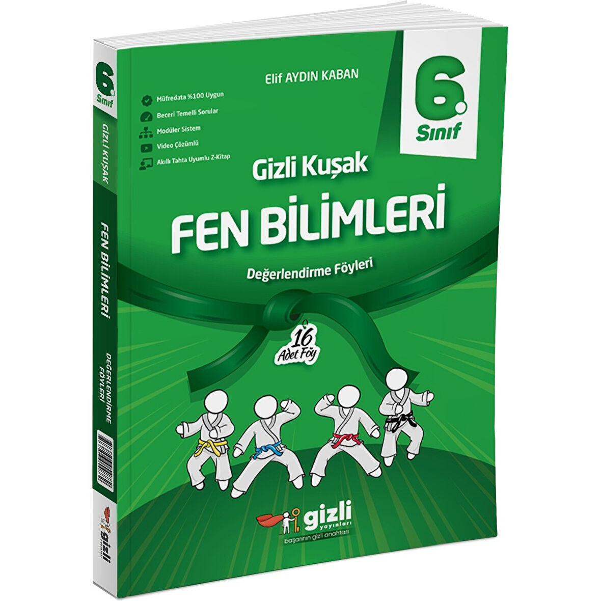 Gizli Yayınları 2025 6. Sınıf Fen Bilimleri Değerlendirme Föyleri Gizli Kuşak Serisi