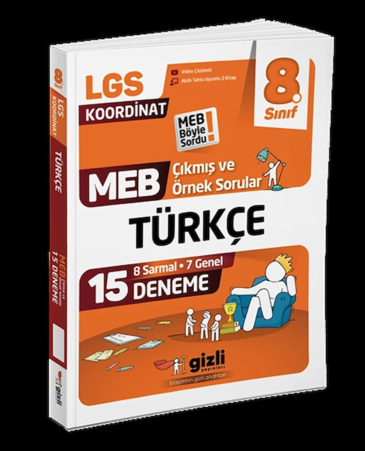 Gizli Yayınları Lgs Meb Çıkmış ve Örnek Sorular Türkçe 15'li Deneme-Meb Böyle Sordu