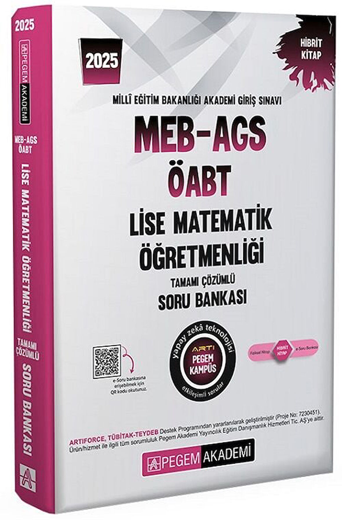 Pegem 2025 ÖABT Lise Matematik Öğretmenliği Soru Bankası Çözümlü Pegem Akademi Yayınları