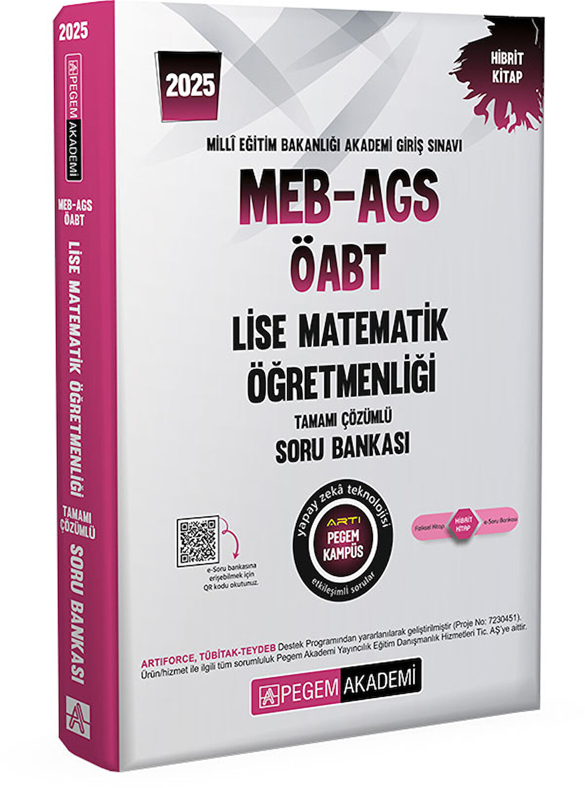 2025 MEB-AGS-ÖABT Lise Matematik Öğretmenliği Tamamı Çözümlü Soru Bankası