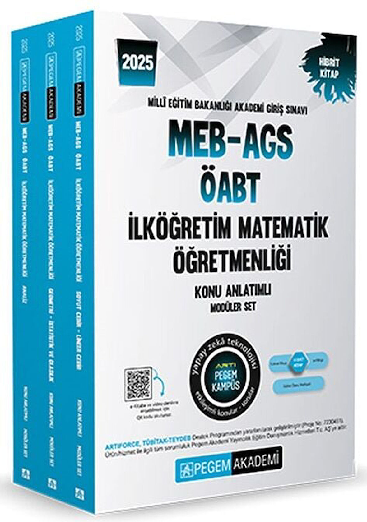 Pegem 2025 ÖABT İlköğretim Matematik Öğretmenliği Konu Anlatımlı Modüler Set Pegem Akademi