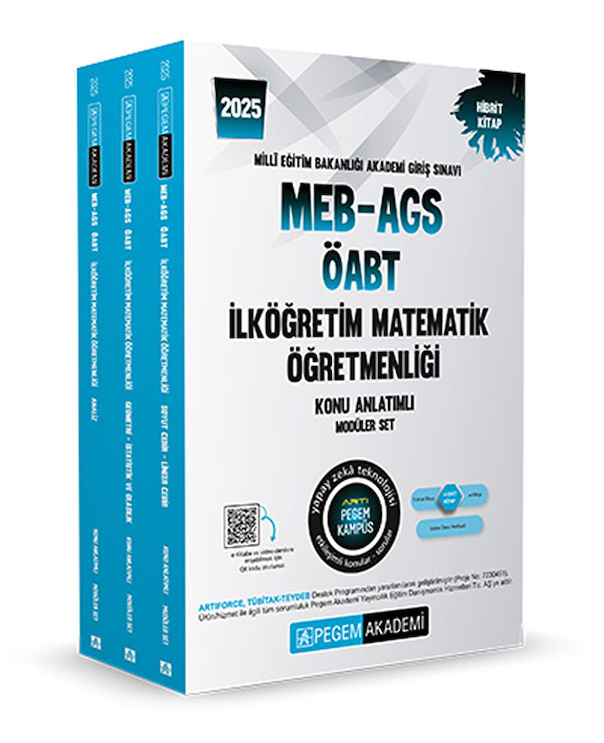 2025 KPSS ÖABT İlköğretim Matematik Öğretmenliği Konu Anlatımlı (3 Kitap)