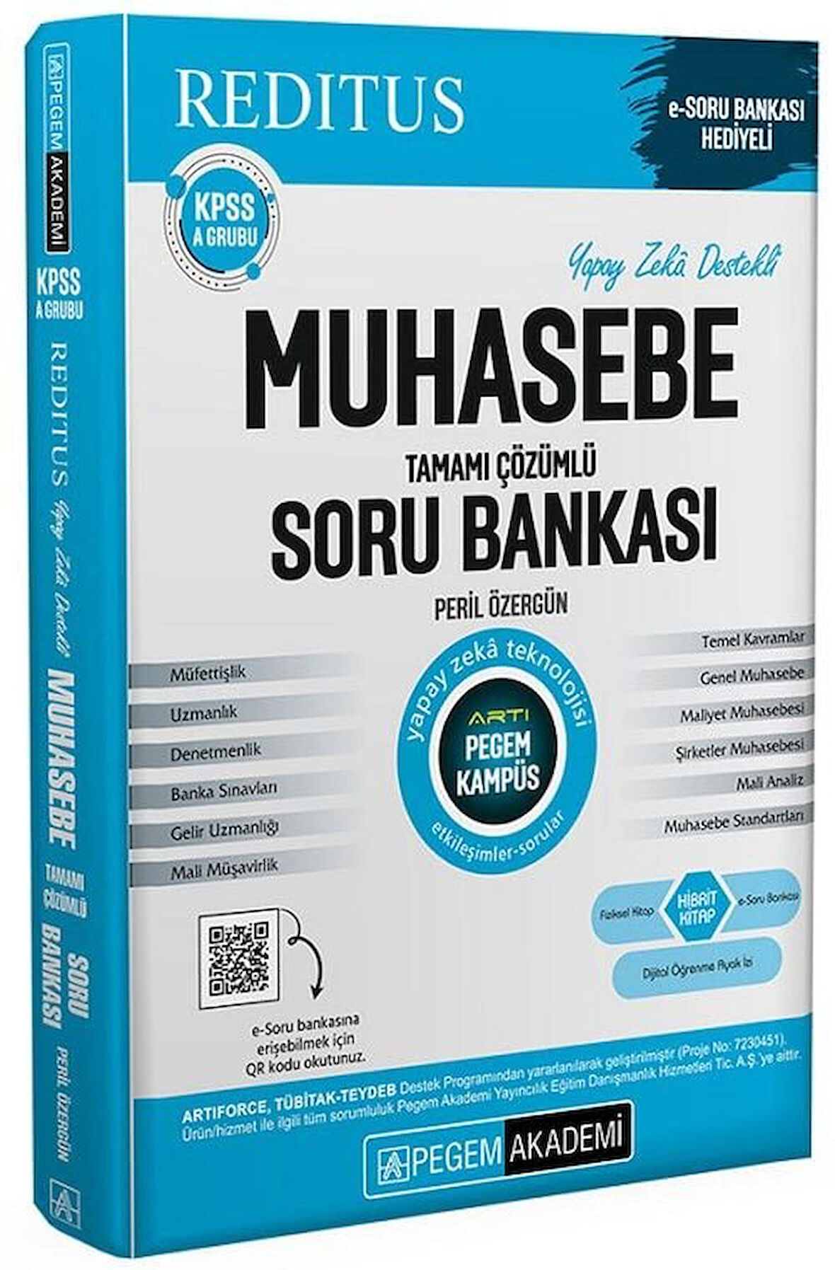 Pegem 2025 KPSS A Grubu Reditus Muhasebe Soru Bankası Çözümlü Pegem Akademi Yayınları