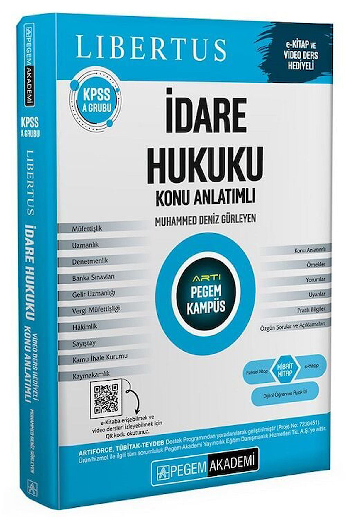 Pegem 2025 KPSS A Grubu İdare Hukuku Libertus Konu Anlatımı Pegem Akademi Yayınları