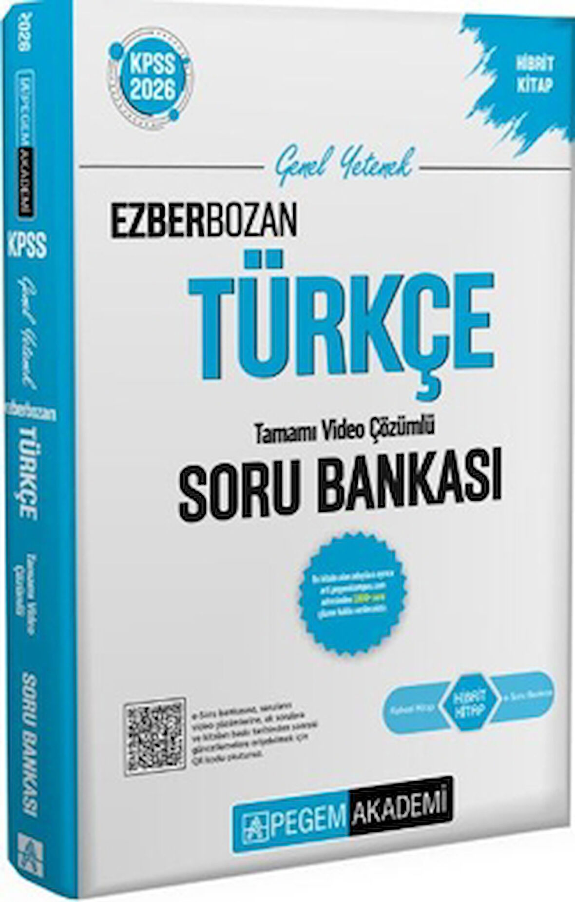 2026 KPSS Genel Yetenek Genel Kültür Ezberbozan Türkçe Tamamı Video Çözümlü Soru Bankası