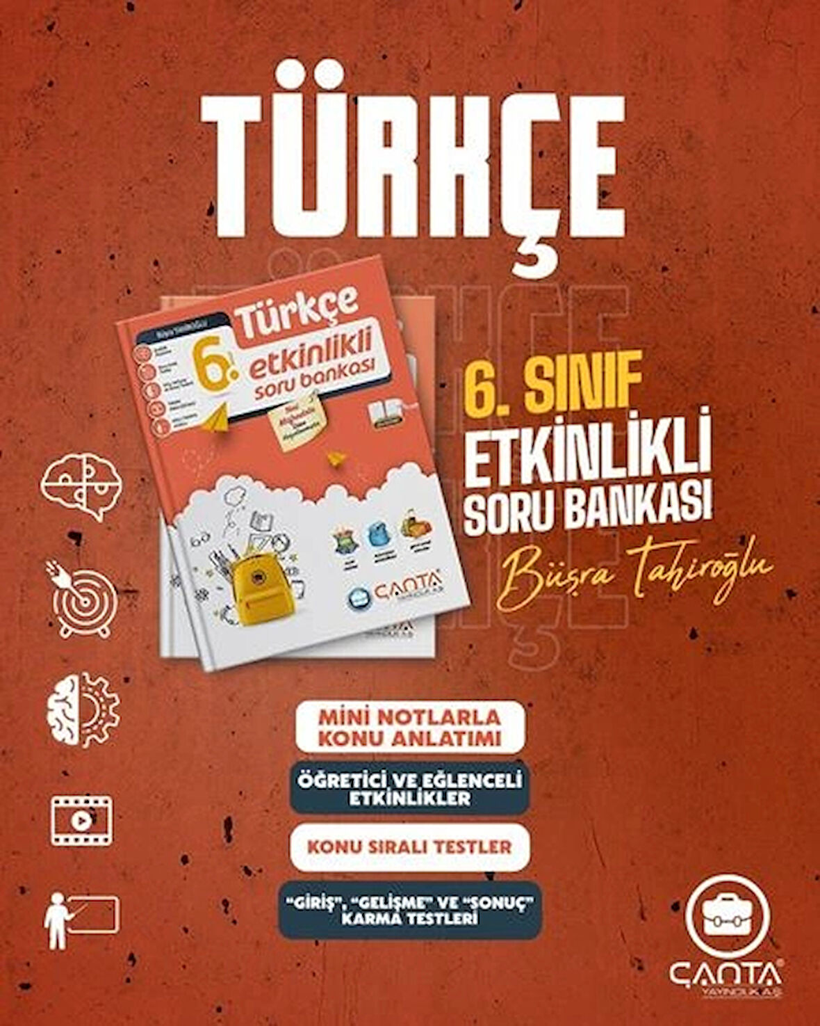 Çanta Yayınları 6.Sınıf Türkçe Etkinlikli Kazanım Soru Bankası