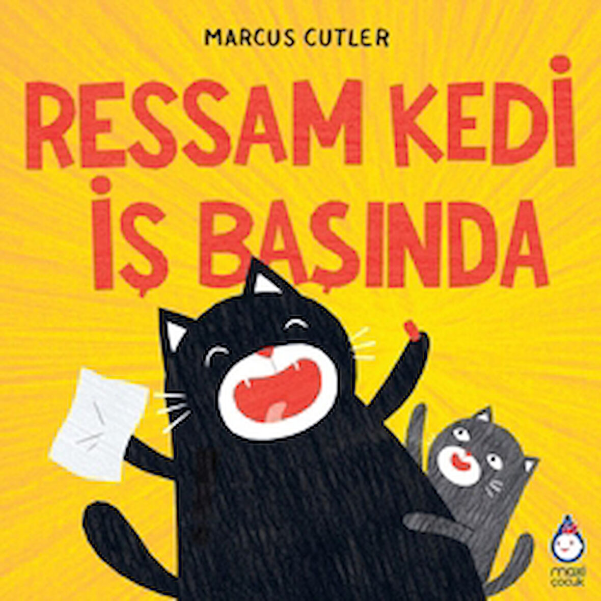 Ressam Kedi İş Başında