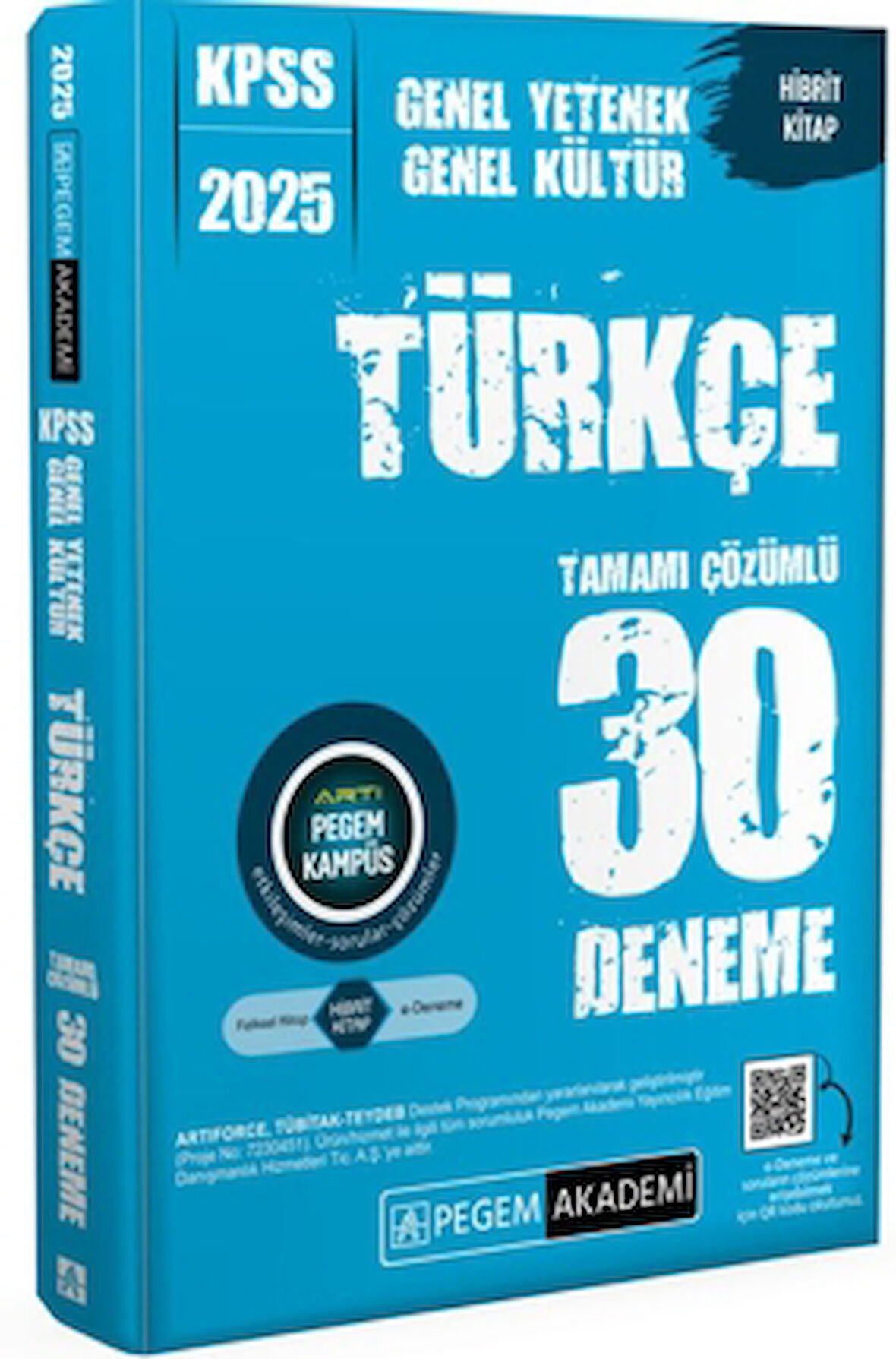 2025 KPSS Genel Yetenek Genel Kültür Türkçe Tamamı Çözümlü 30 Deneme