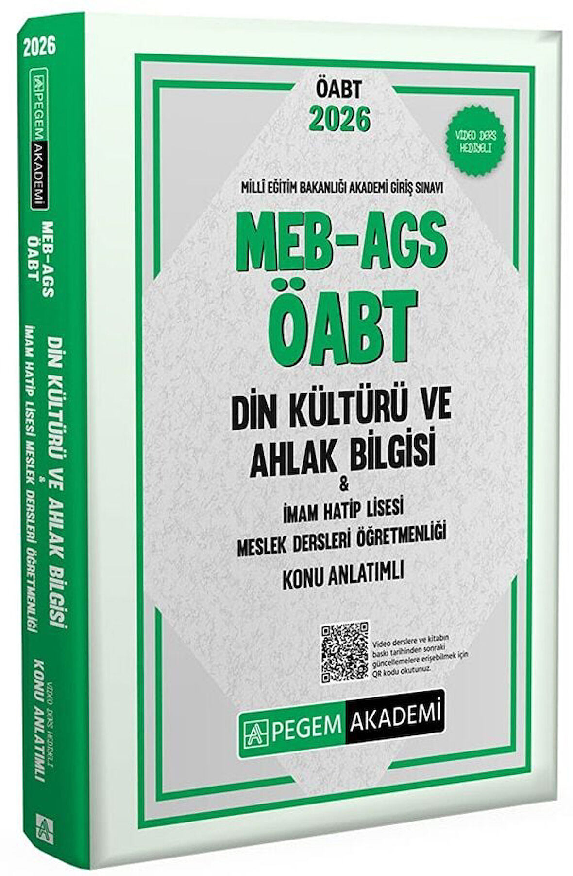 Pegem 2026 ÖABT MEB-AGS Din Kültürü ve Ahlak Bilgisi Öğretmenliği Konu Anlatımlı Pegem Akademi Yayınları