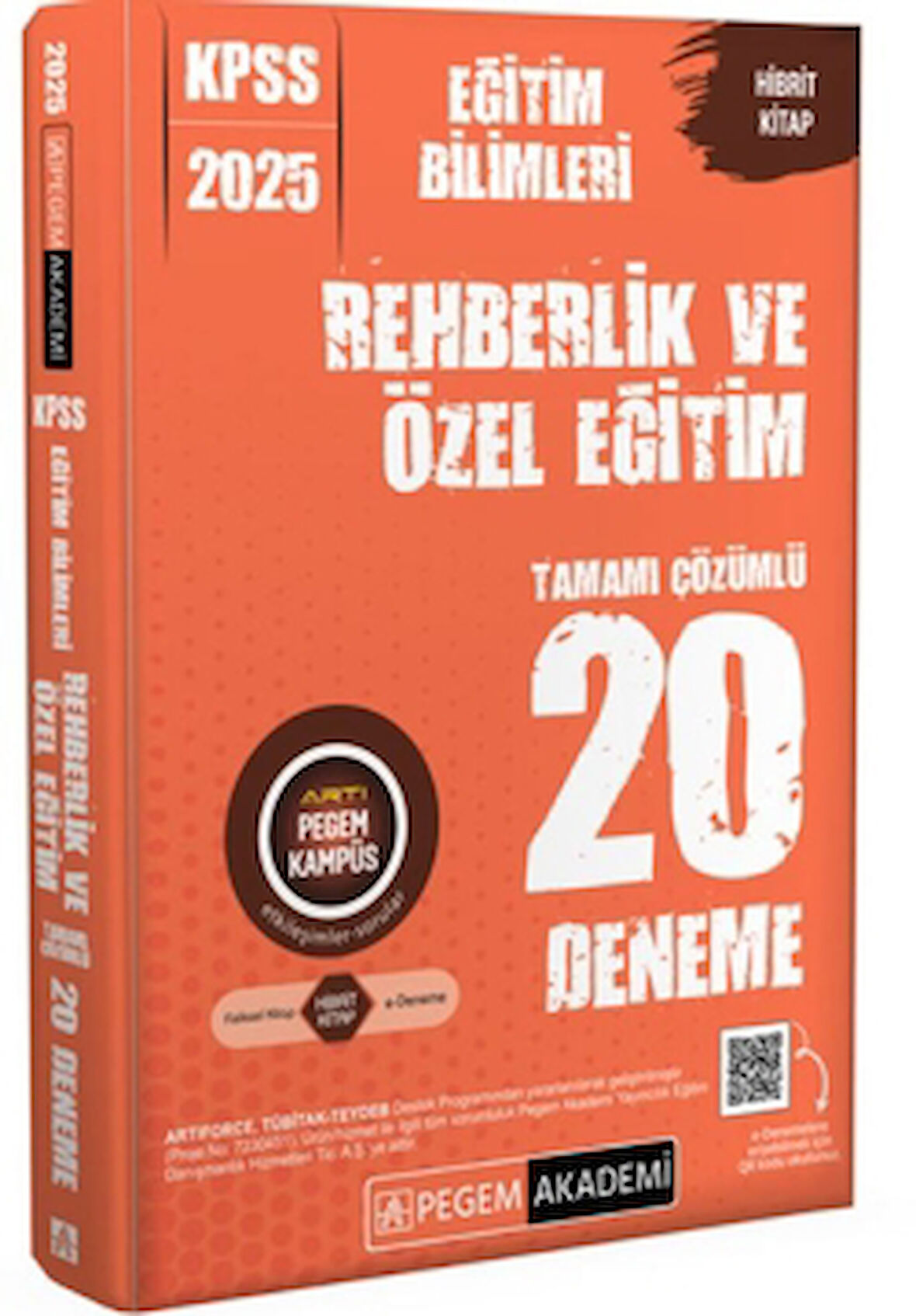 2025 KPSS Eğitim Bilimleri Rehberlik ve Özel Eğitim Tamamı Çözümlü 20 Deneme