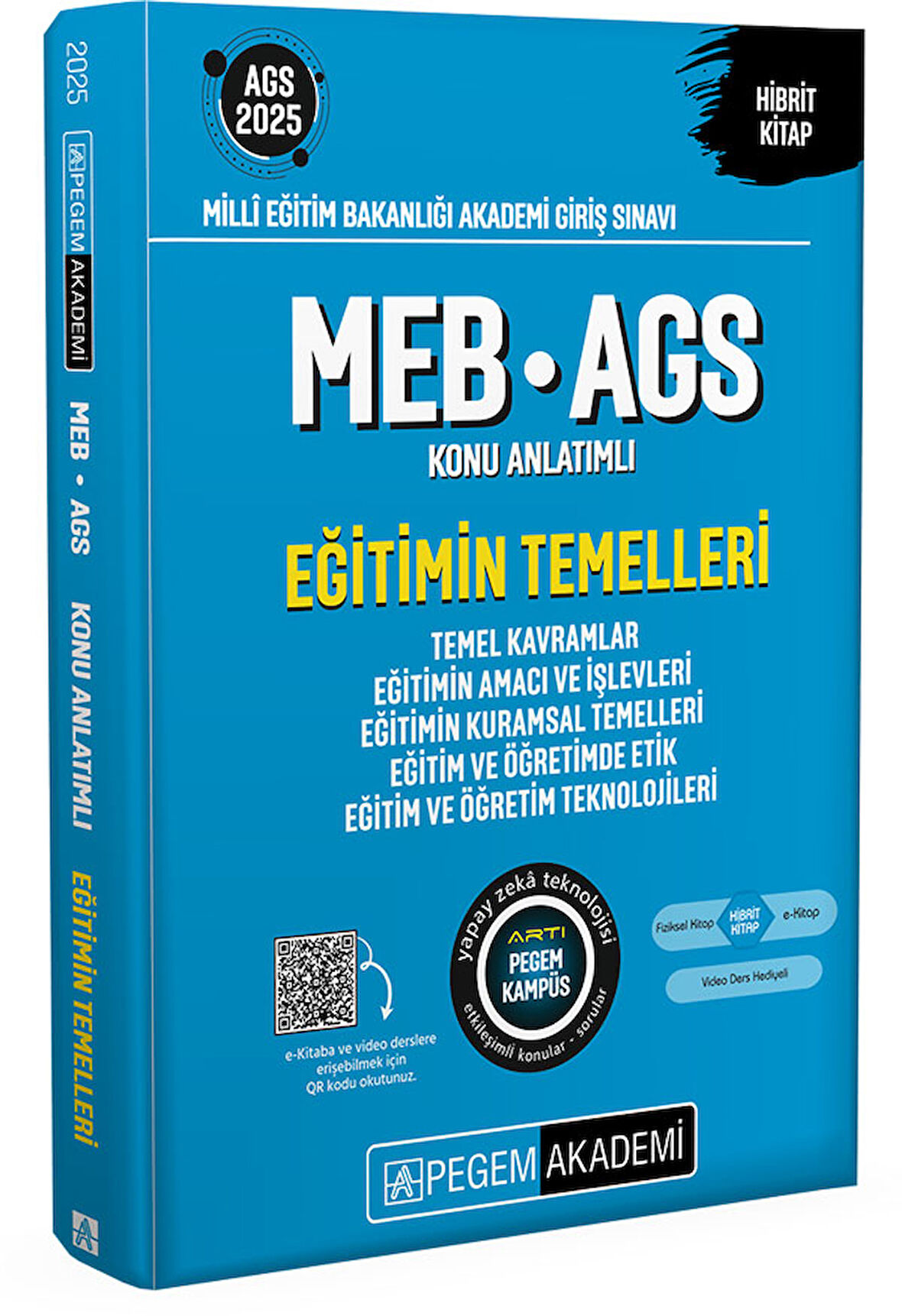 2025 MEB-AGS Eğitimin Temelleri Konu Anlatımlı-Eğitimin Temelleri-Temel Kavramlar-Eğitimin Amacı ve 