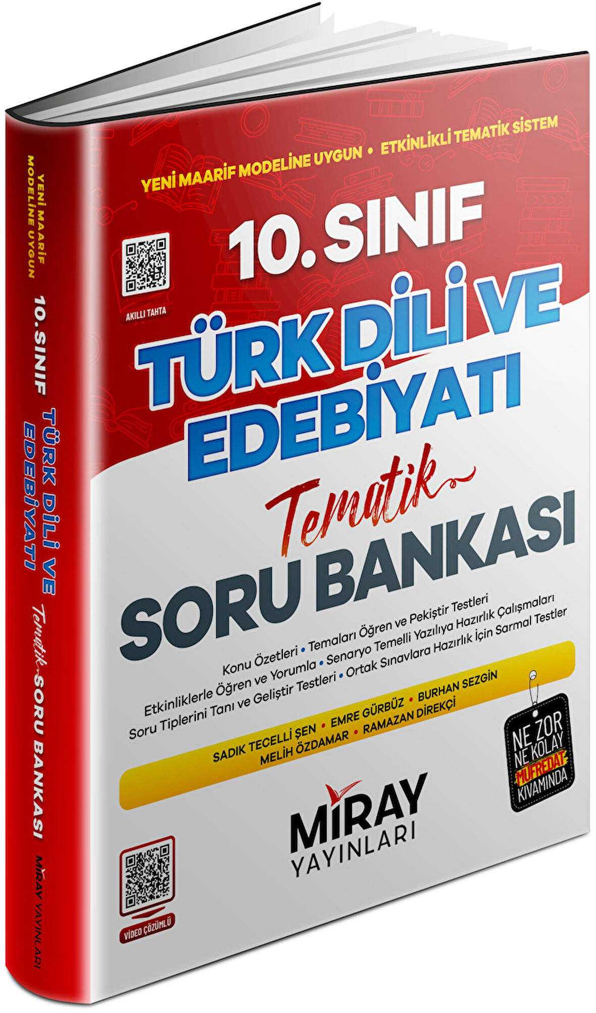 Miray 10. Sınıf Türk Dili Ve Edebiyatı Konu Özetli Tematik Soru Bankası