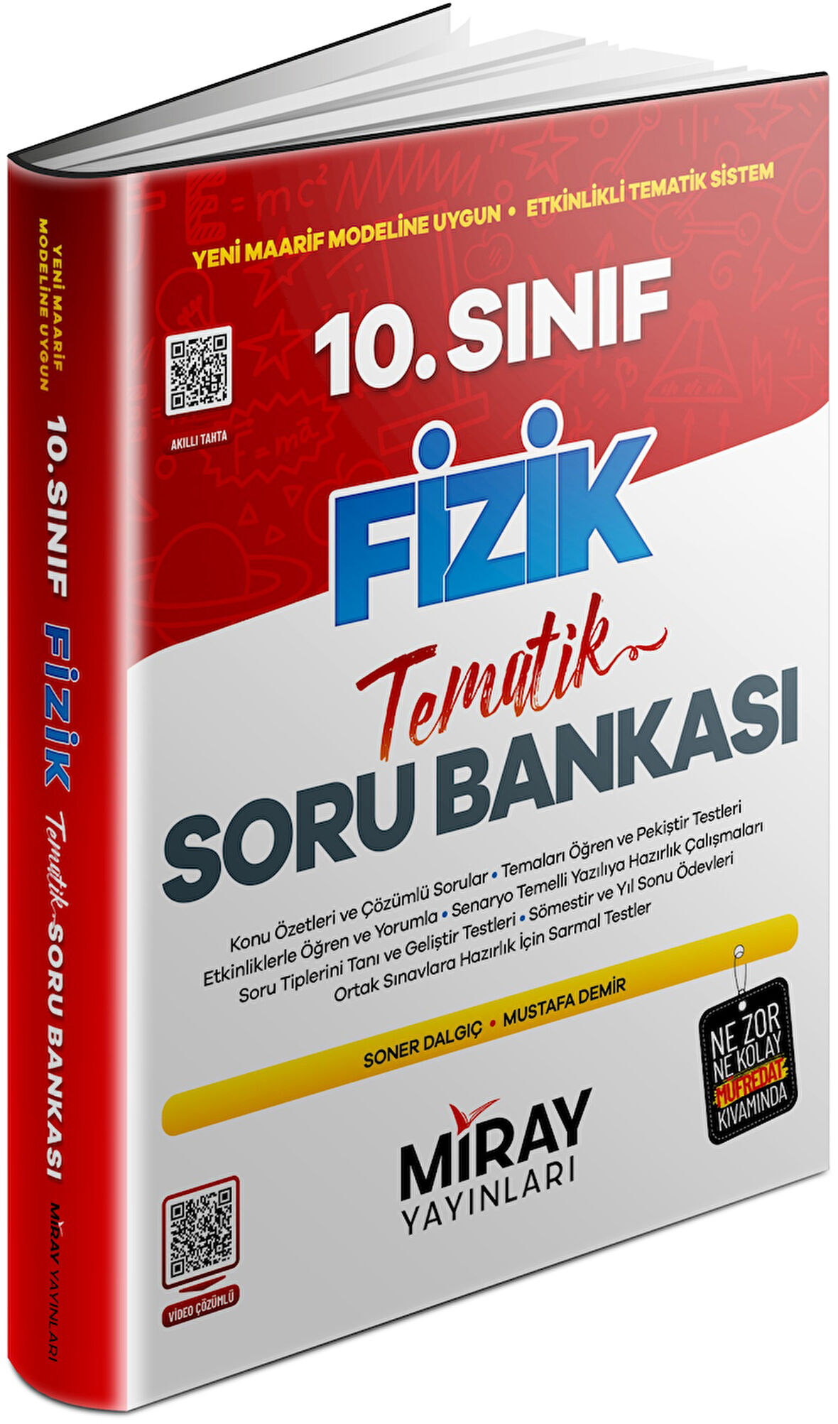 Miray 10. Sınıf Fizik Konu Özetli Tematik Soru Bankası