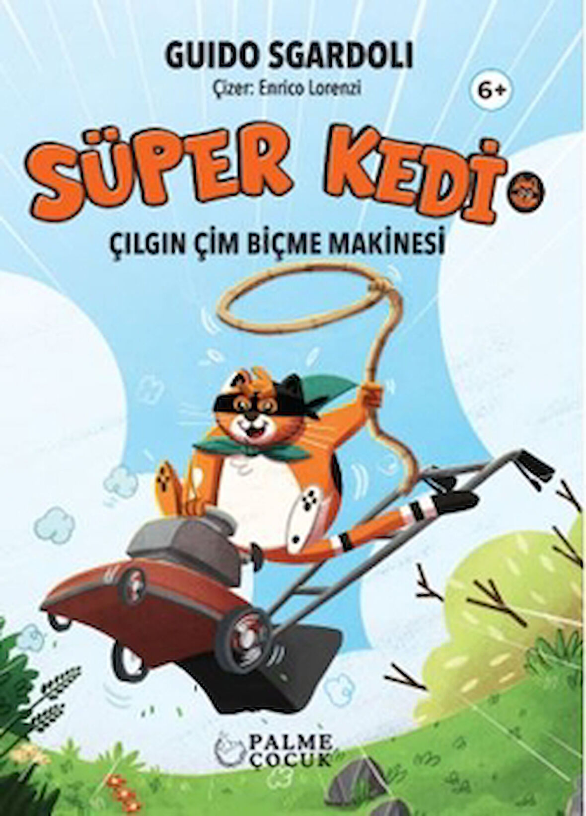 Süper Kedi Çılgın Çim Biçme Makinesi