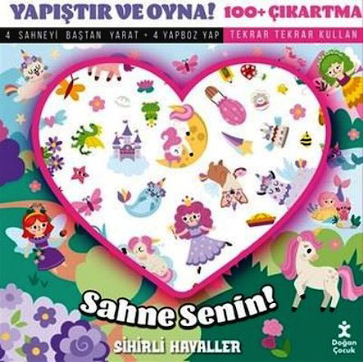 Sahne Senin! Sihirli Hayaller Yapıştır ve Oyna! 100+ Çıkartma