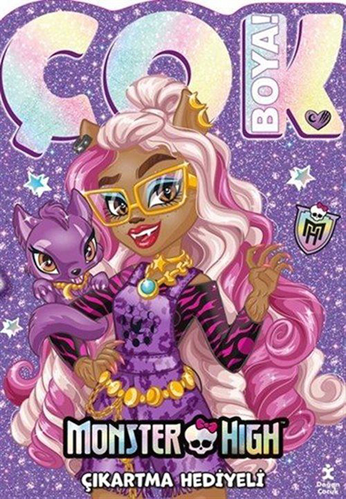 Monster High - Çok Boya! Çıkartmalı Dev Boyama Kitabı