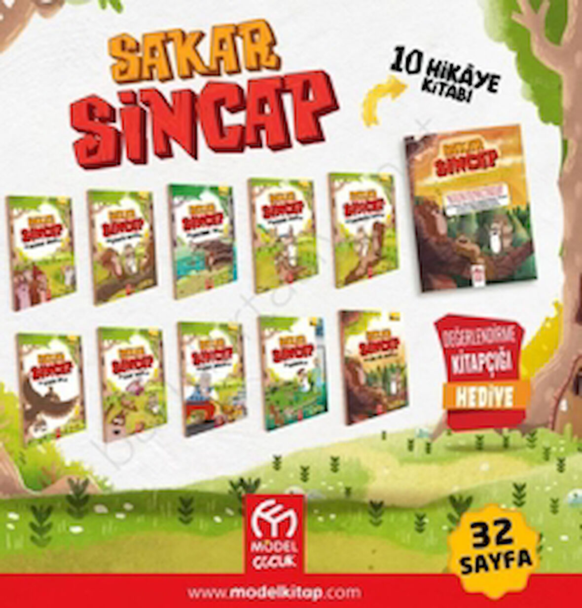 Sakar Sincap Hikaye Seti 10 Kitap