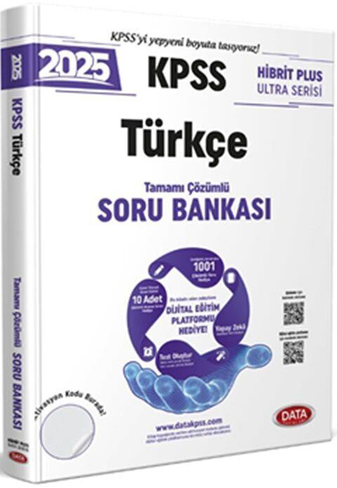 2025 KPSS Türkçe Hibrit Plus Ultra Serisi Karekod Çözümlü Soru Bankası Data Yayınları