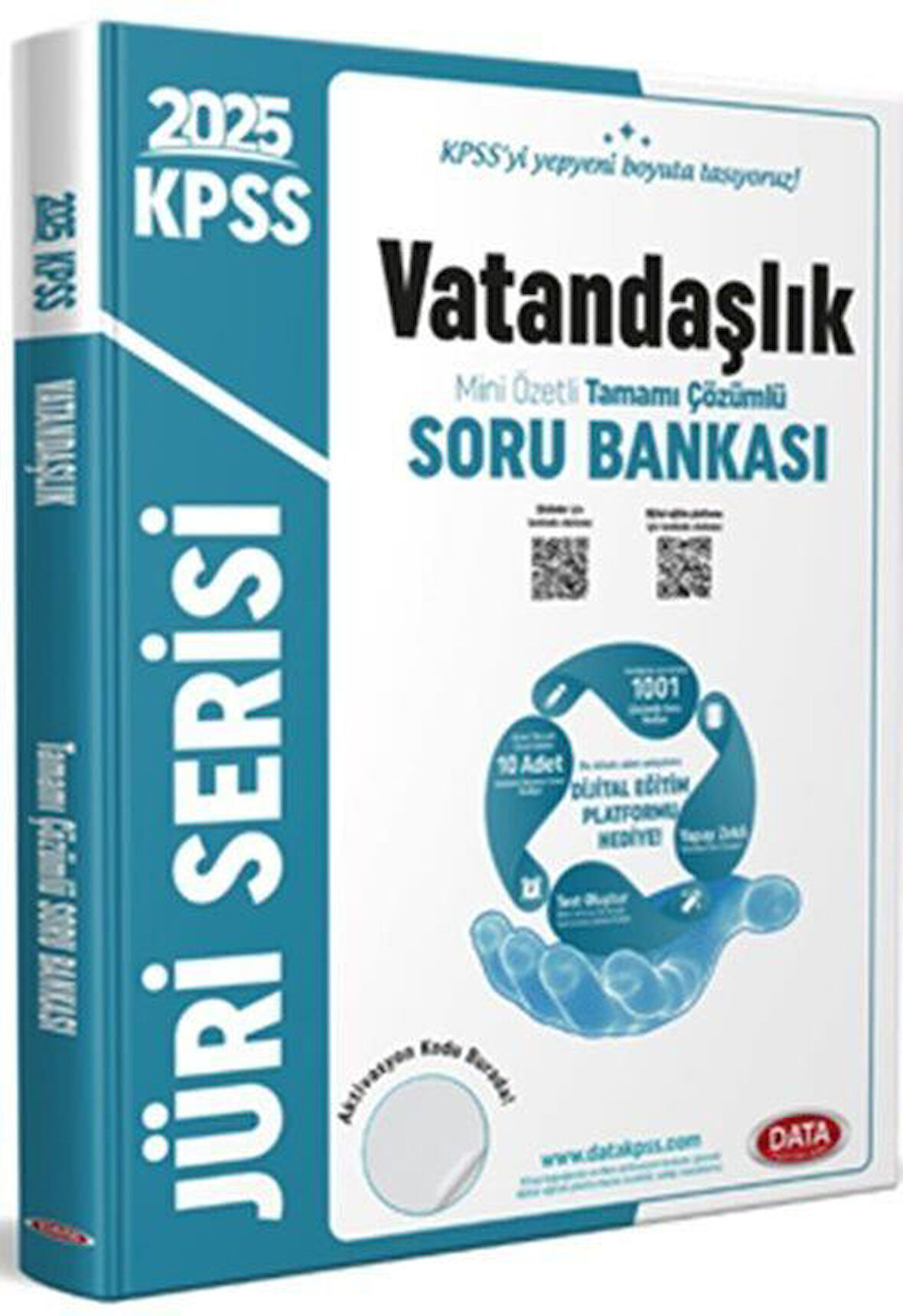 2025 KPSS Vatandaşlık Jüri Serisi Mini Özetli Tamamı Çözümlü Soru Bankası Data Yayınları