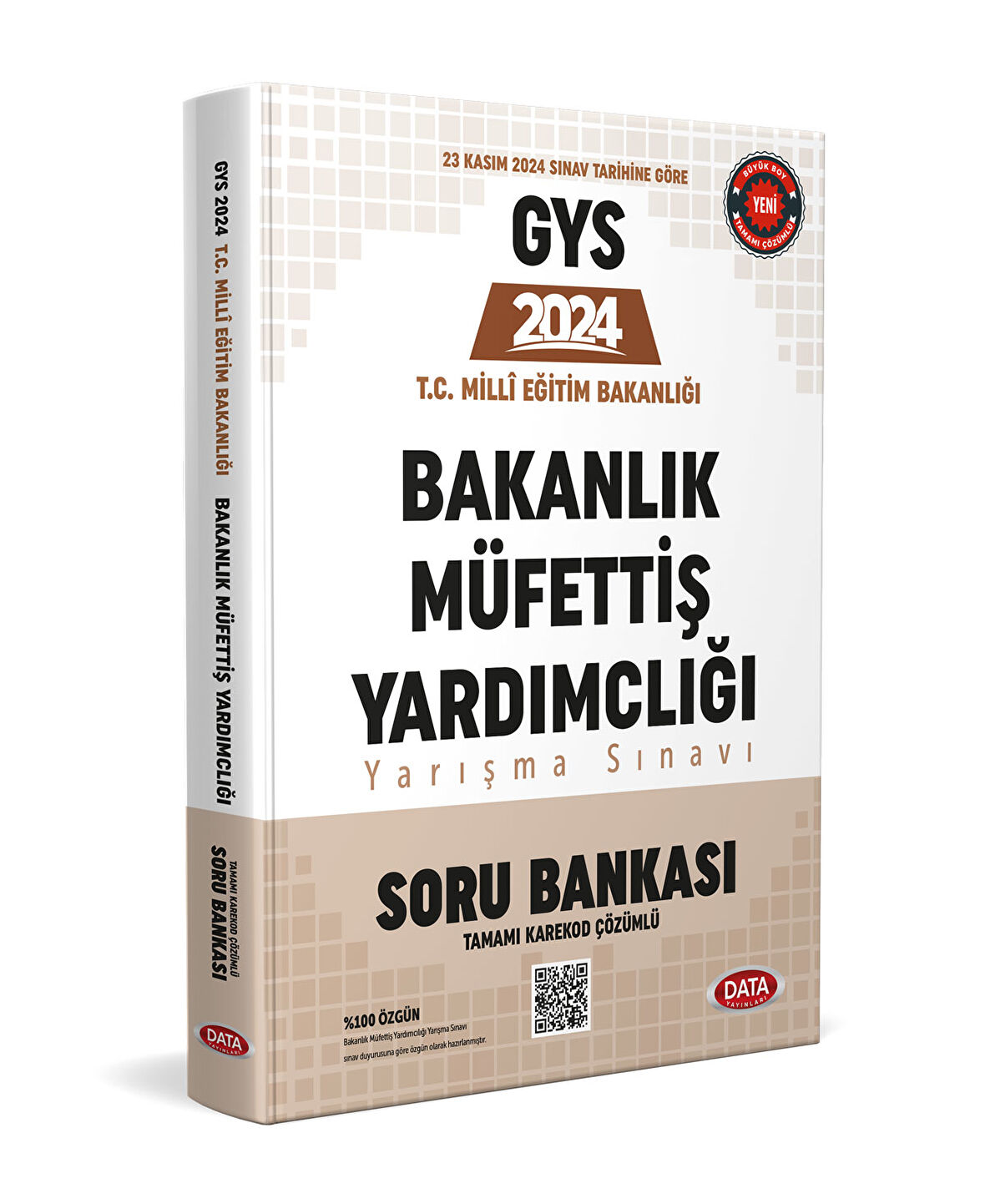 Data 2024 GYS MEB Milli Eğitim Bakanlığı Bakanlık Müfettiş Yardımcılığı Soru Bankası Çözümlü Data