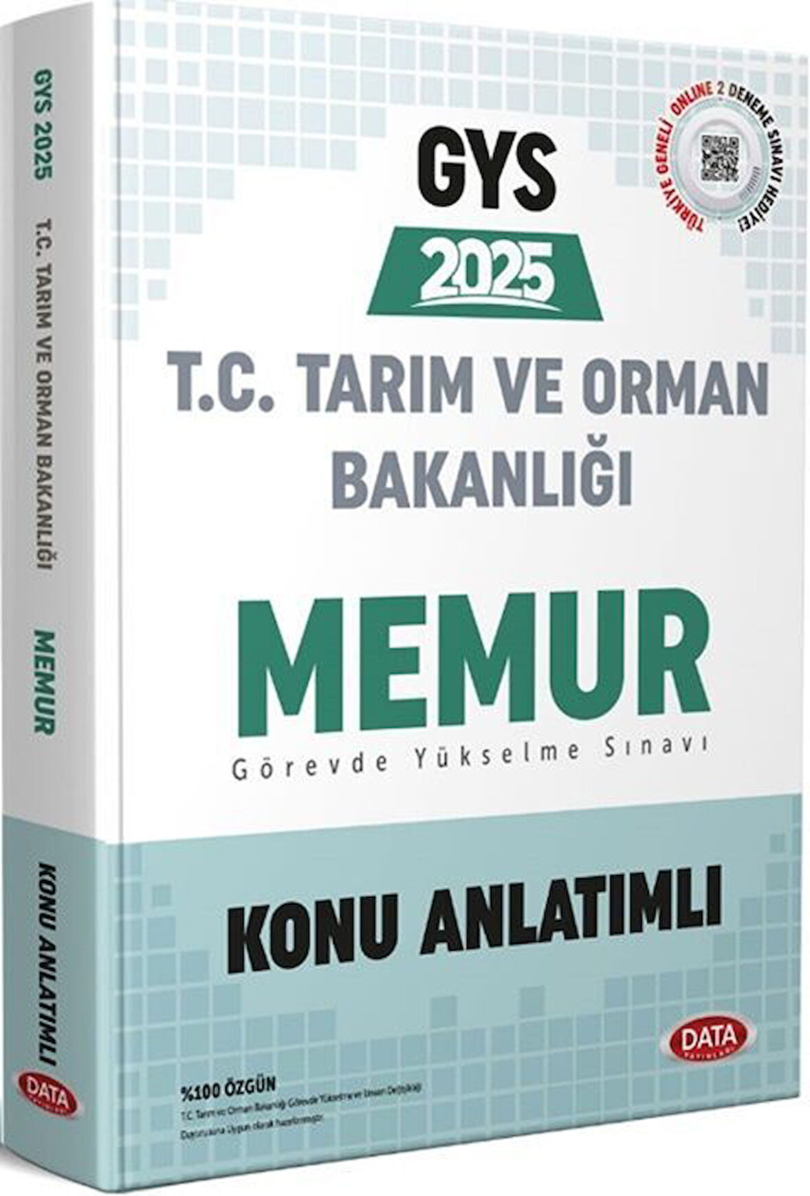Data 2025 GYS Tarım ve Orman Bakanlığı Memur Konu Anlatımlı Görevde Yükselme Data Yayınları