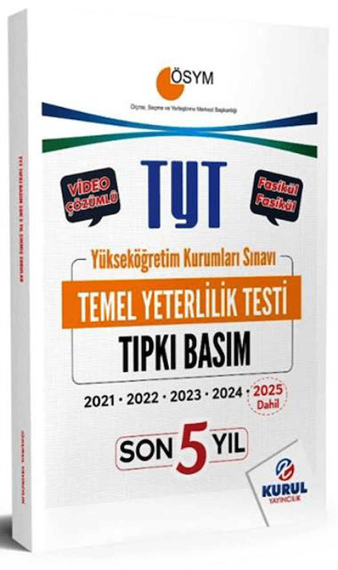 TYT Son 5 Yıl Tıpkı Basım Çıkmış Soru Kitapçıkları