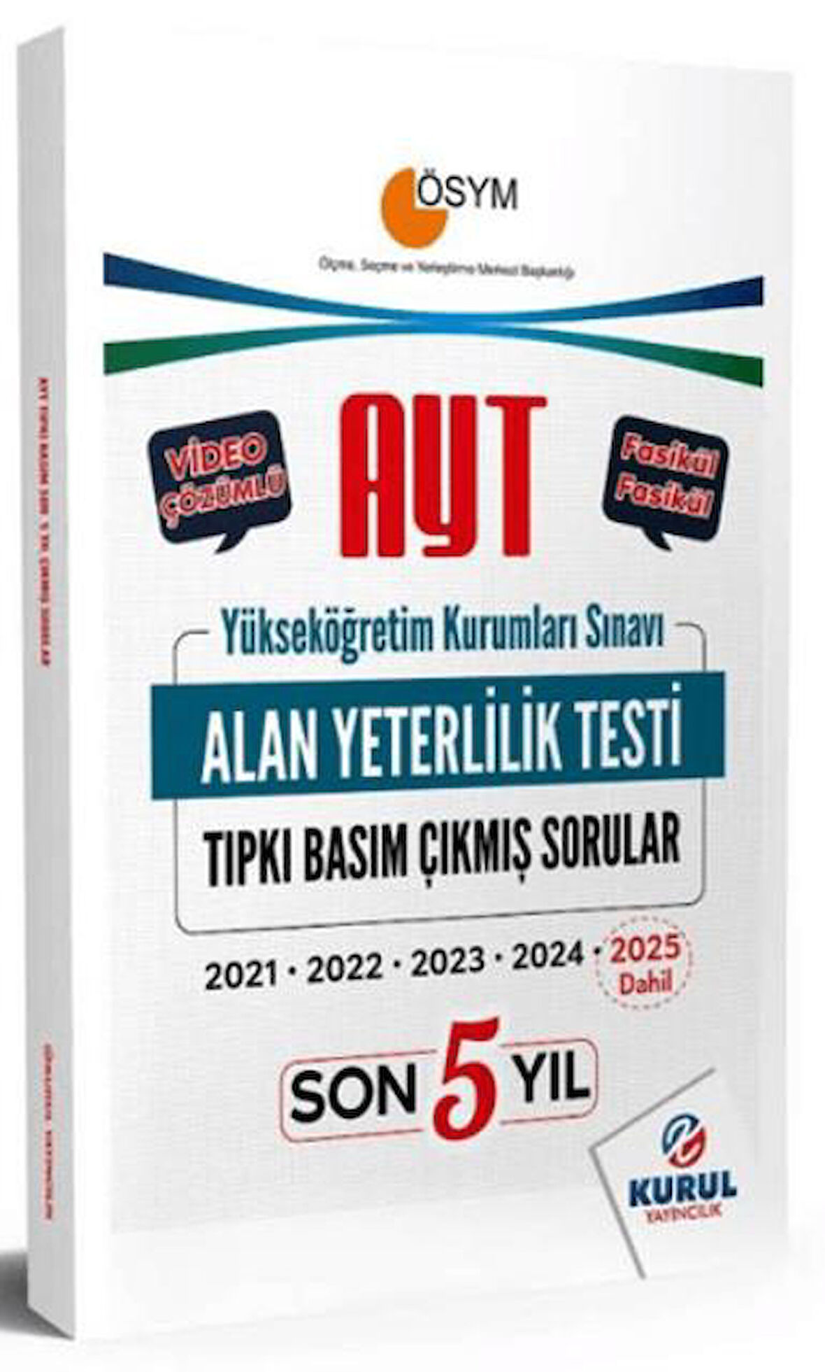 AYT Son 5 Yıl Tıpkı Basım Çıkmış Soru Kitapçıkları