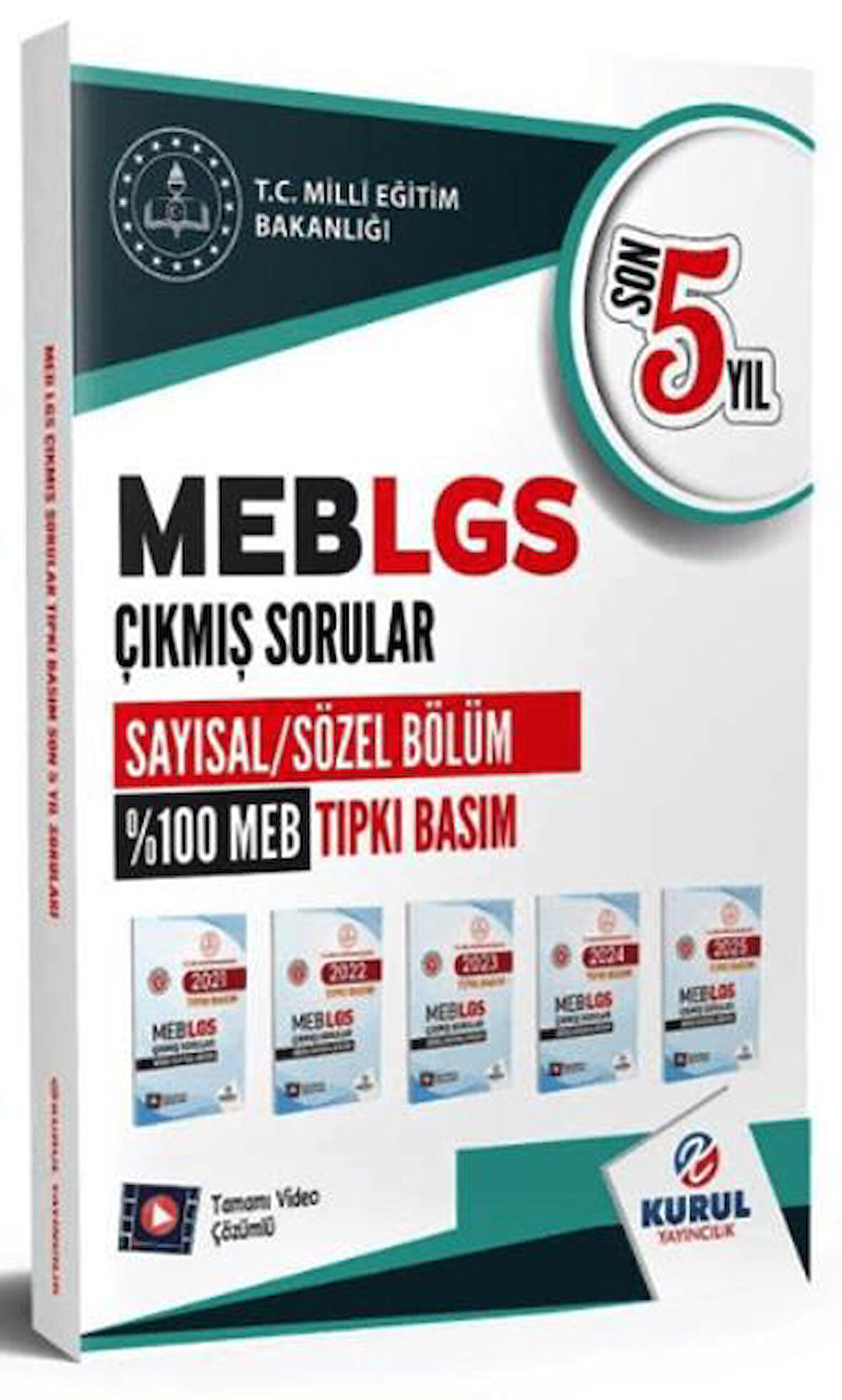 LGS Son 5 Yıl Tıpkı Basım Çıkmış Soru Kitapçıkları