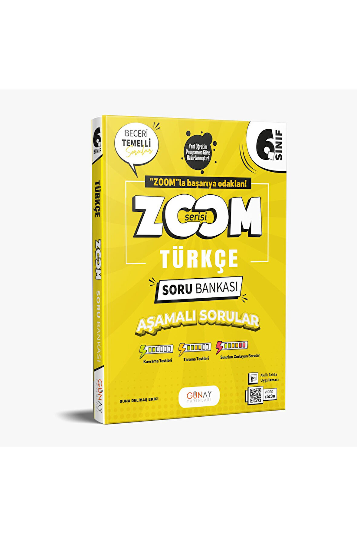Günay Yayınları 6.SINIF ZOOM SERISI TÜRKÇE SORU BANKASI Yeni Müfredat