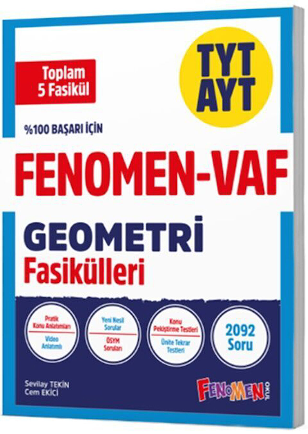 Fenomen Okul Yayınları TYT AYT VAF Geometri Fasikülleri Seti