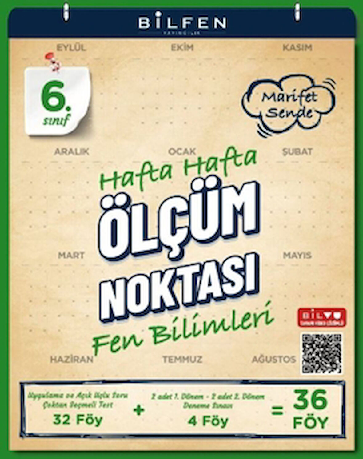 6. Sınıf Fen Bilimleri Hafta Hafta Ölçüm Noktası