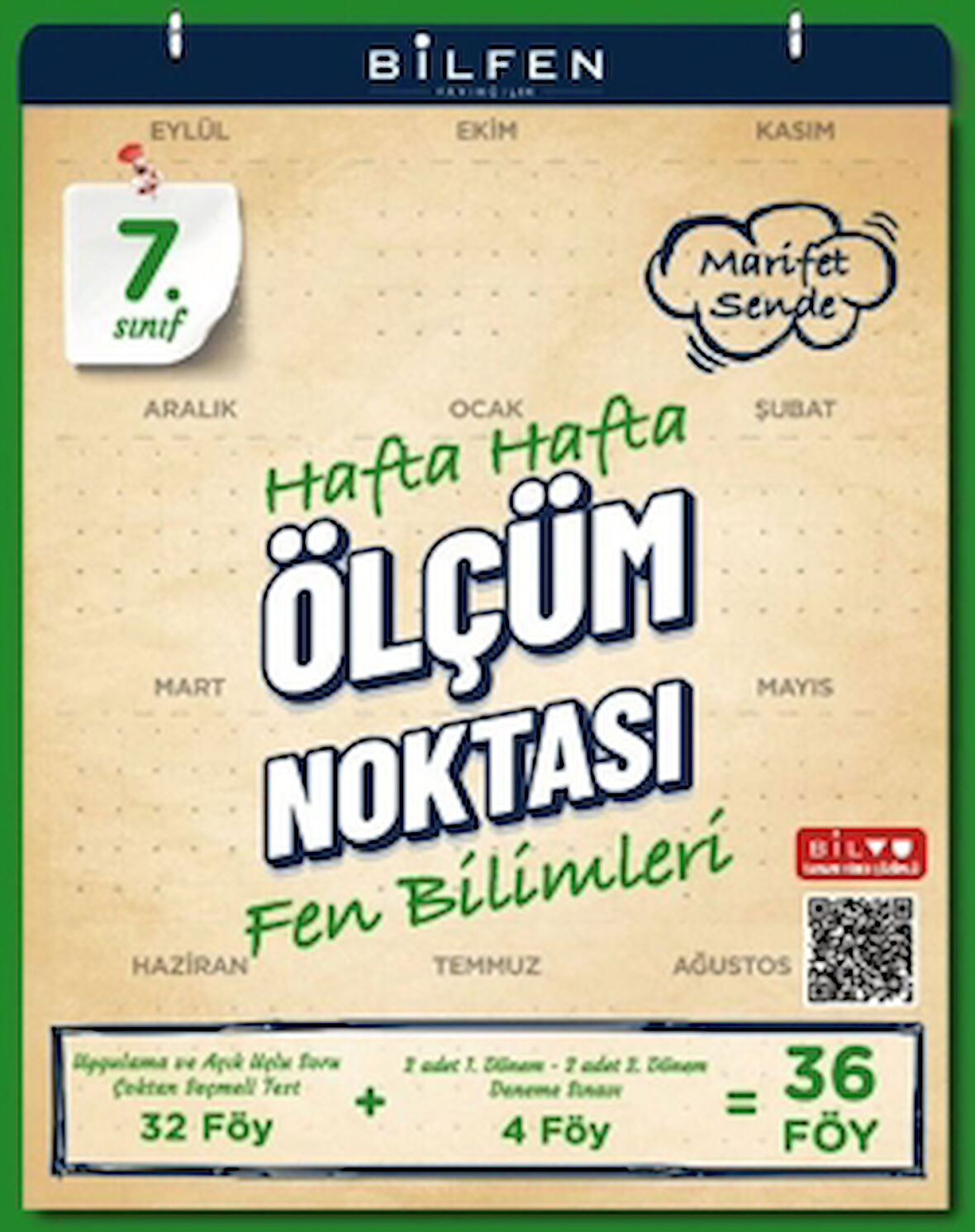 7. Sınıf Fen Bilimleri Hafta Hafta Ölçüm Noktası